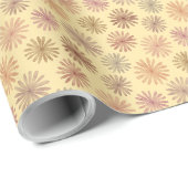Geschenkpapier mit Wasserfarben-Blumen (Rolleneckpunkt)