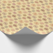 Geschenkpapier mit Wasserfarben-Blumen (Ecke)