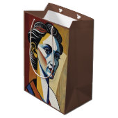 Geschenkpapier Mittlere Geschenktüte (Rückseite Schrägansicht)