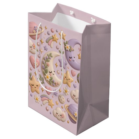 Geschenkpapier Mittlere Geschenktüte (Rückseite Schrägansicht)