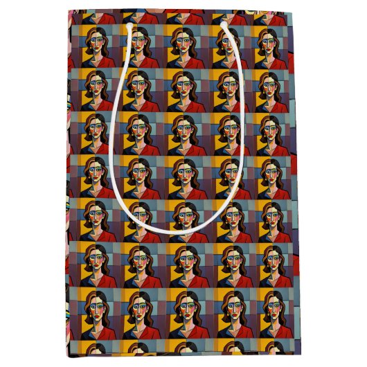 Geschenkpapier Mittlere Geschenktüte (Vorderseite)
