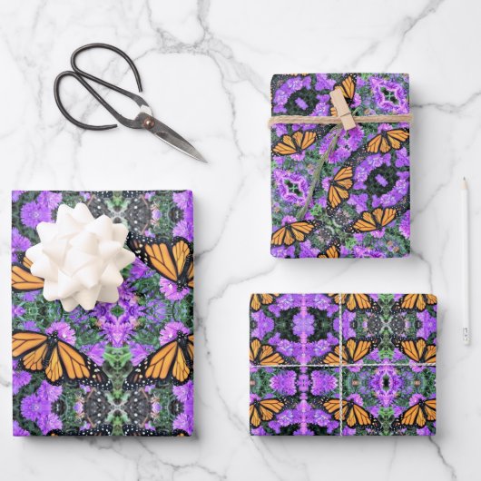 Geschenkpapier-Monarch über Asters Geschenkpapier Set (Vorderseite)