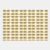 Geschenkpapier Monarch über Sonnenblumen Kunst Set (Vorderseite 3)