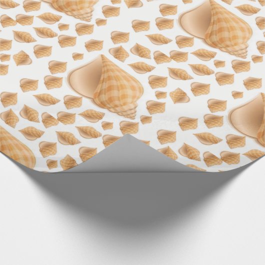 Geschenkpapier Muscheln (Ecke)