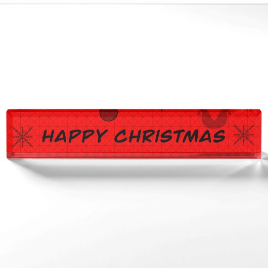 Geschenkpapier Namensplakette (Vorderseite)