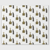 Geschenkpapier Nonne (Flach)