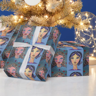 Geschenkpapier nur für uns Mädchen