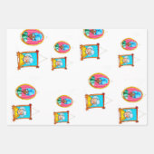 Geschenkpapier 'Old Lady Suite' Set (Vorderseite 2)