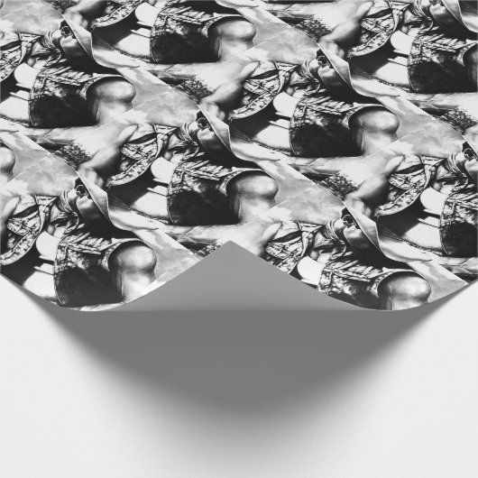 Geschenkpapier Original Art Handsome Cowboy (Ecke)