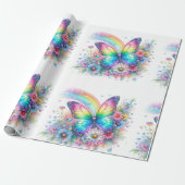 Geschenkpapier-Pastell-Frühlingsblumen-Geschenkpap Geschenkpapier (Ungerollt)