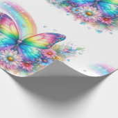 Geschenkpapier-Pastell-Frühlingsblumen-Geschenkpap Geschenkpapier (Ecke)