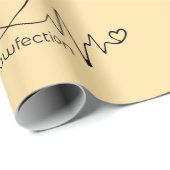 Geschenkpapier Pawfection - One-Line-Art (Rolleneckpunkt)