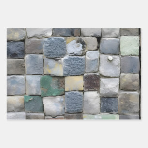 Geschenkpapier - Pflastersteine Set