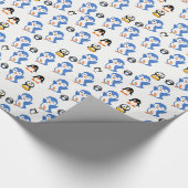 Geschenkpapier Pinguin (Ecke)