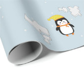 Geschenkpapier Pinguine (Rolleneckpunkt)