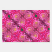 Geschenkpapier Pink Cactus Rose Set (Vorderseite 3)