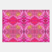 Geschenkpapier Pink Cactus Rose Set (Vorderseite)