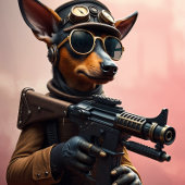 Geschenkpapier Pinscher Steampunk Ausgabe Annick