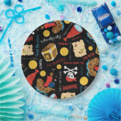 Geschenkpapier-Platte Pappteller (Party)