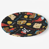 Geschenkpapier-Platte Pappteller (Schrägansicht)