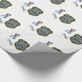 Geschenkpapier Polizist (Ecke)