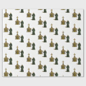 Geschenkpapier Priester (Flach)