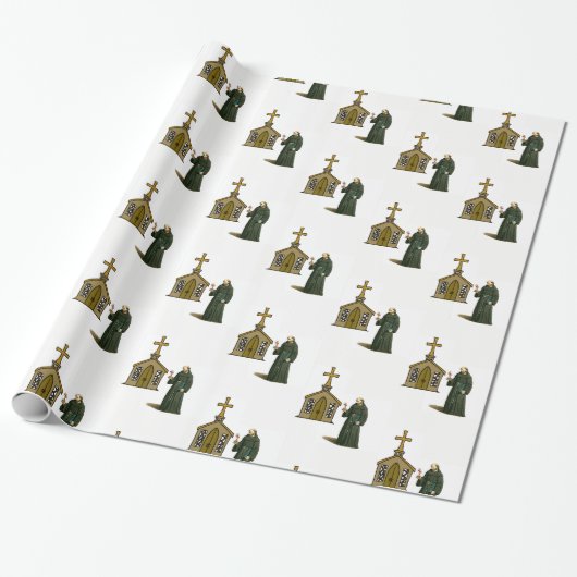 Geschenkpapier Priester (Ungerollt)