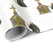 Geschenkpapier Priester (Rolleneckpunkt)