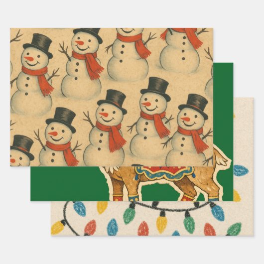 GESCHENKPAPIER RENTIER SET (Set)