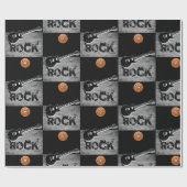Geschenkpapier Rockmusik (Flach)
