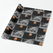 Geschenkpapier Rockmusik (Ungerollt)