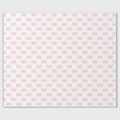Geschenkpapier Rosa & Weiß gestreift quadratisch (Flach)