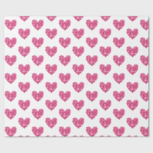 Geschenkpapier. Rose Blütenblatt Geschenkpapier (Flach)