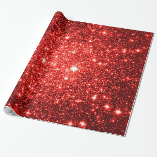 Geschenkpapier rote Sterne