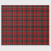 Geschenkpapier - Roter Tartan Macpherson Clan (Flach)