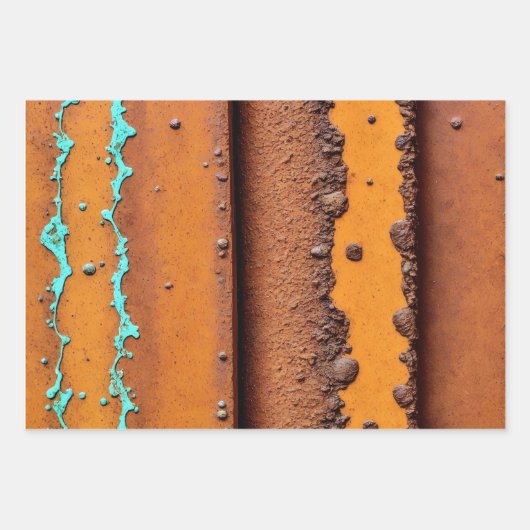 Geschenkpapier (rustikal) set (Vorderseite)