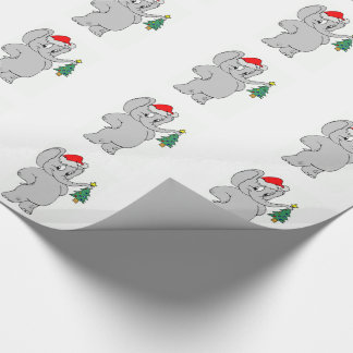 Geschenkpapier/Santa-Elefant Geschenkpapier