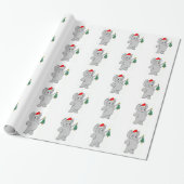 Geschenkpapier/Santa-Elefant Geschenkpapier (Ungerollt)