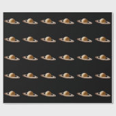 Geschenkpapier Saturn (Flach)