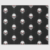 Geschenkpapier Schädel (Flach)
