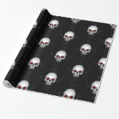 Geschenkpapier Schädel (Ungerollt)