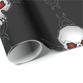 Geschenkpapier Schädel (Rolleneckpunkt)