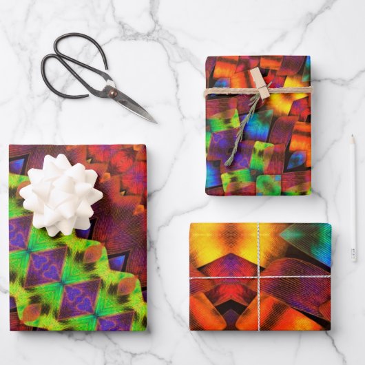 Geschenkpapier Schmetterlingsskala Set (Vorderseite)