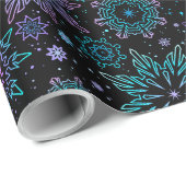 Geschenkpapier "Schneeflocken" (Rolleneckpunkt)