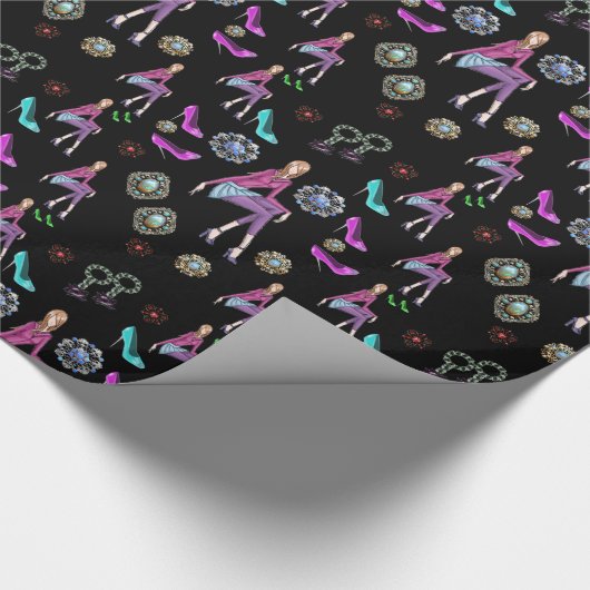 Geschenkpapier Schuhe (Ecke)