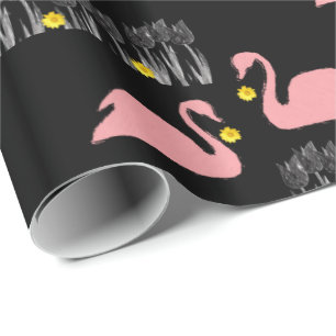 Geschenkpapier Schwäne
