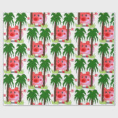 Geschenkpapier Schweine (Flach)