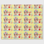 Geschenkpapier - Schwester mit Herz (Flach)