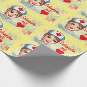 Geschenkpapier - Schwester mit Herz (Ecke)