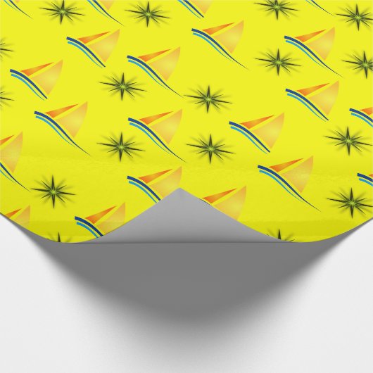 Geschenkpapier Segelboote (Ecke)